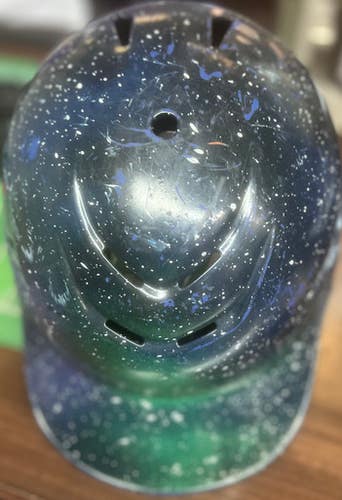 Used Rawlings HELMET Batting Helmet No Mask Navy Blue One Size 11497-S000156584