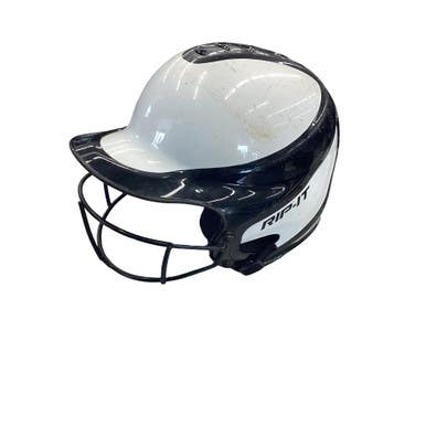 Used RIP-IT BATTING HELMET W/ MASK Batting Helmet w/Mask Black And White MD 11760-S000089949