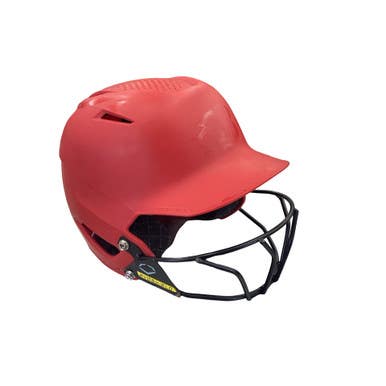 Used Evoshield HELMET W/MASK Batting Helmet w/Mask Red MD 11760-S000089948