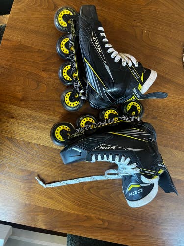 CCM Inline Skates Regular Width Size 10.5 (Used)