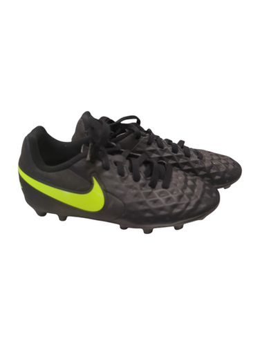 Used Nike Soccer Cleats Black And Neon Green Youth 12.0 11862-S000093494