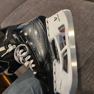Black/Gray 2024 Bauer Supreme M50 Pro Hockey Skates 7.5 (Used)