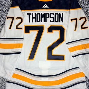 Tage Thompson Buffalo Sabres Adidas MIC Away Jersey Size: 54