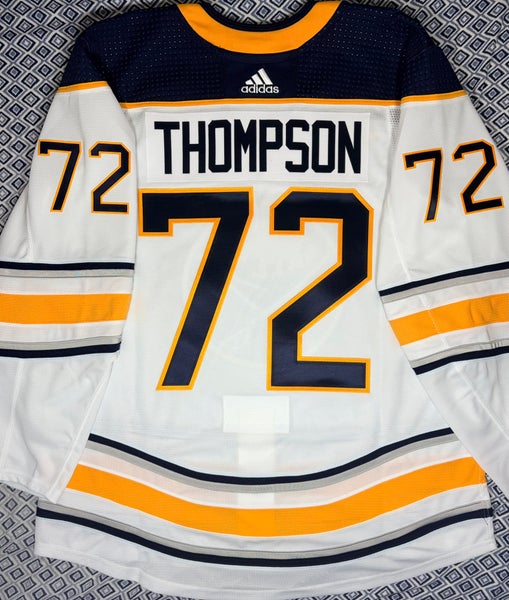 Tage Thompson Buffalo Sabres Adidas MIC Away Jersey Size: 54