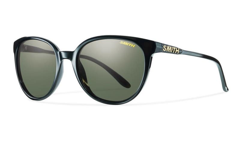 Smith Cheetah Sunglasses Black Frame, Polarized Gray Green Lens New
