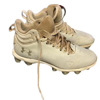 Used Under Armour Spotlight Franchise 3.0 Rubber Molded Football Cleats White 05.5 11730-S000070188