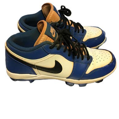 Used Jordan 1 Retro Men's MCS Baseball Cleats Royal Blue Sz.7.5 11730-S000070186