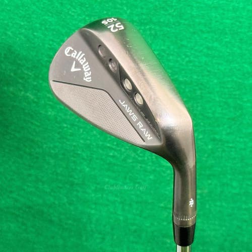 Callaway Jaws Raw Black Plasma 52-10S 52 Gap Wedge DG Spinner TI 115 VSS Steel