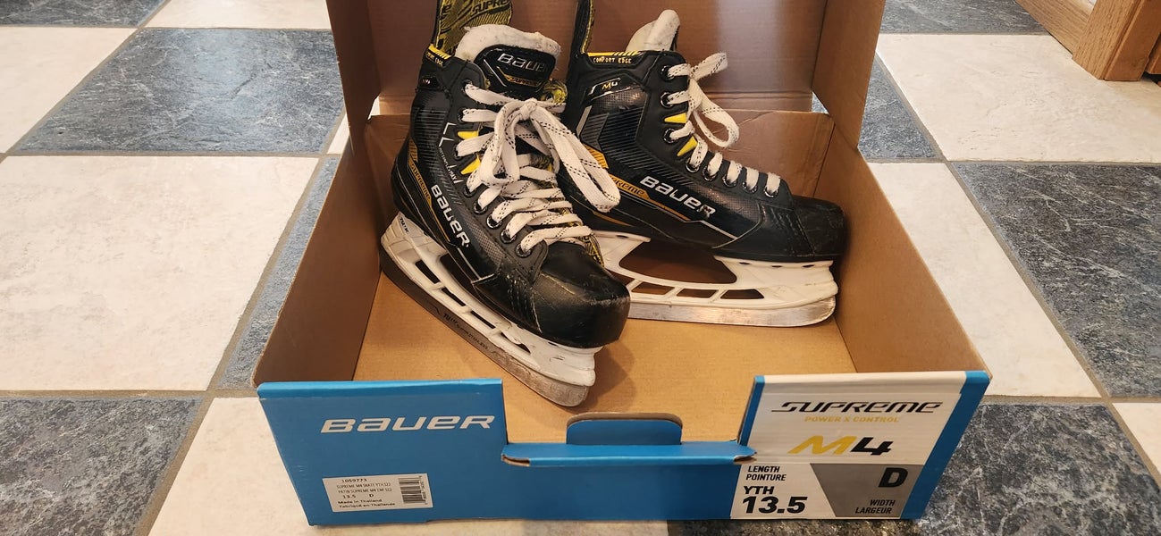Bauer Supreme M4 Youth 13.5 Hockey Skates (Used)