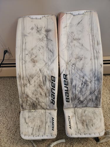 Large 2024 Bauer Mach Goalie Leg Pads (Used)