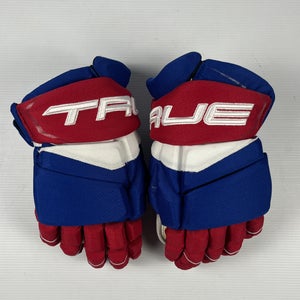 New 13” True Catalyst 9x Pro Stock Hockey Gloves - Red/White/Blue