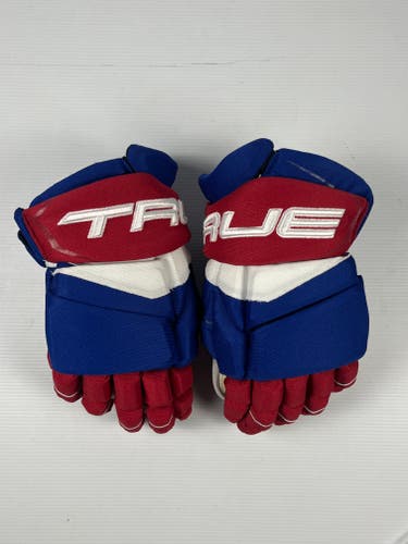 New 13” True Catalyst 9x Pro Stock Hockey Gloves - Red/White/Blue