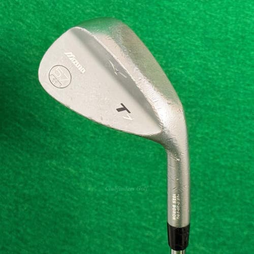 Mizuno T7 White Satin Forged 57-11 57 Lob Wedge Stepped Steel Wedge Flex