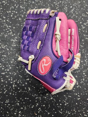 Used Rawlings HIGHLIGHT BB/SB Glove RH Throw Pink 10" 11849-S000038163