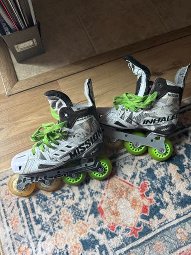 Mission Inhaler WM03 Inline Skates Wide Width Size 3.5 (Used)