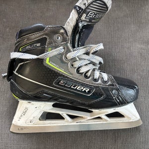 2021 Bauer Elite Hockey Goalie Skates Regular Width Size 4 (Used)