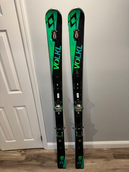 Volkl Racetiger RC 176 cm All Mountain Skis With Bindings (Used)