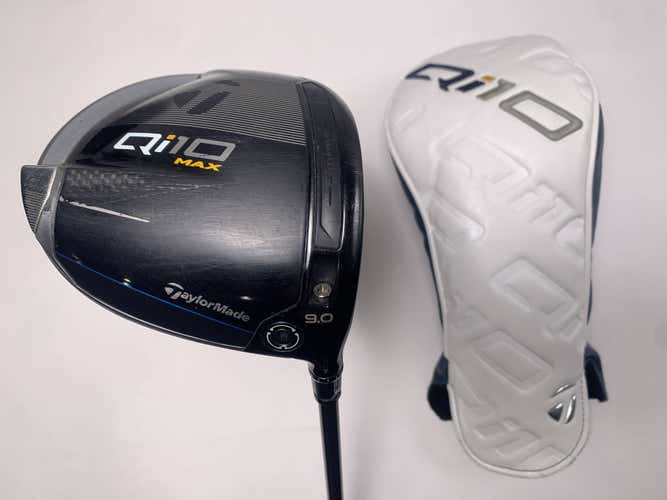 TaylorMade Qi10 MAX Driver 9* Diamana T+ Xlink Tech 60g Stiff RH HC