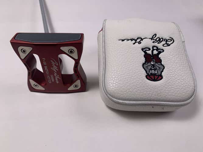 Bobby Grace Switch Hitter F-18 Red Putter 34" Mens RH & LH HC