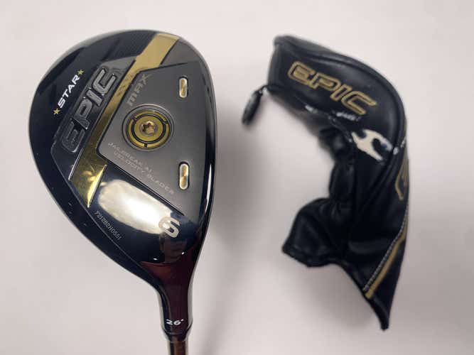 Callaway EPIC MAX Star 6 Hybrid 26* ATTAS Speed Series 50g Regular RH HC