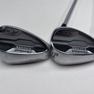 Cleveland CBX Zipcore Wedge Set 54* 12 60* 10 Spinner Tour Issue 115g Steel LH