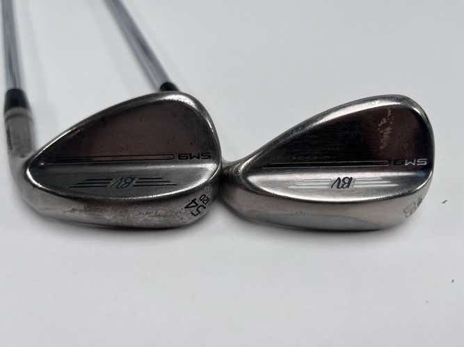 Titleist Vokey SM9 Brushed Steel Wedge Set 54*12 | 60*8 DG S400 Stiff RH