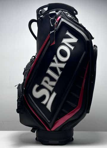 Srixon 2025 Tour Staff Bag Black 5-Way Divide Single Strap Golf Bag NEW