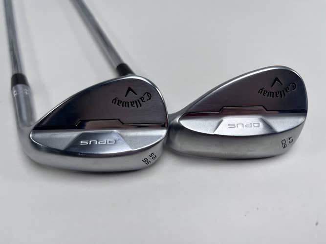 Callaway Opus Brushed Chrome Wedge Set 56* 12 | 60* 6 TT DG Mid 115g Steel RH