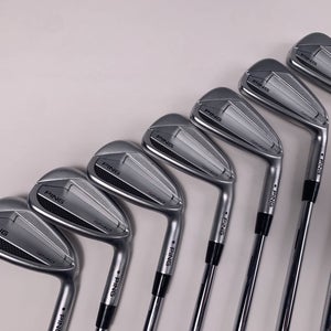 Ping i240 Iron Set 4-PW Black Dot KBS $-Taper 130g Extra Stiff Steel RH +1/4"