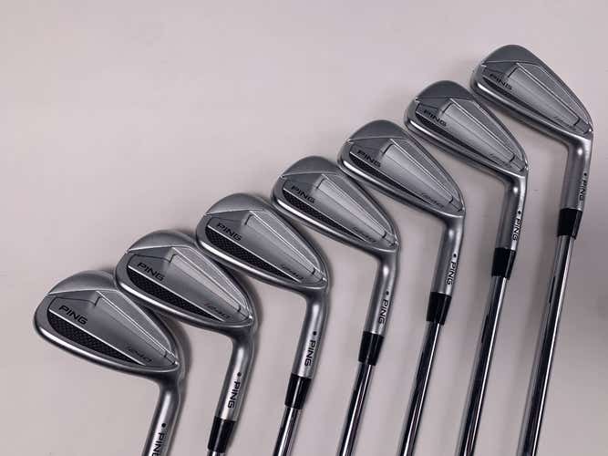 Ping i240 Iron Set 4-PW Black Dot KBS $-Taper 130g Extra Stiff Steel RH +1/4"