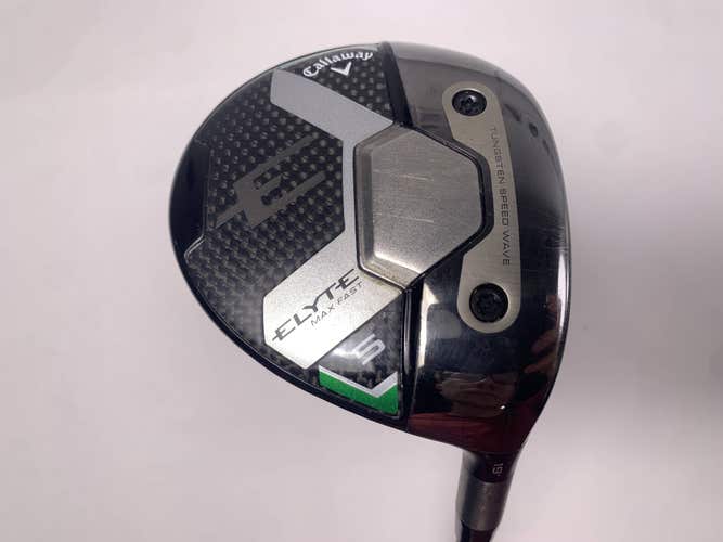 Callaway Elyte Max Fast 5 Fairway Wood 19* Vanquish 4 R2 Senior Graphite Mens RH