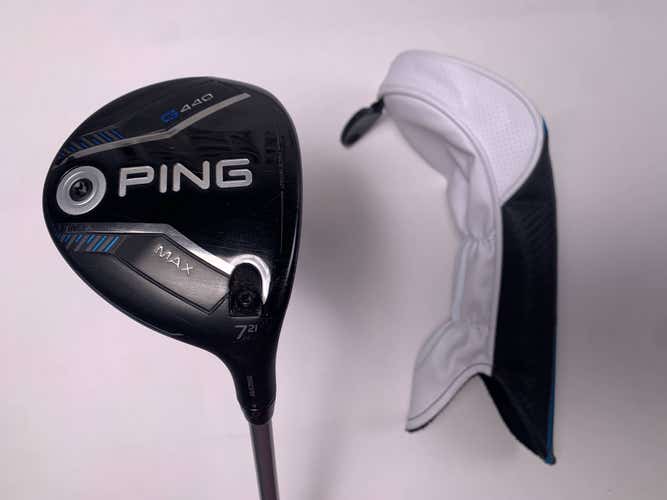 Ping G440 MAX 7 Fairway Wood 21* Alta Quick 45g Senior Graphite Mens RH HC