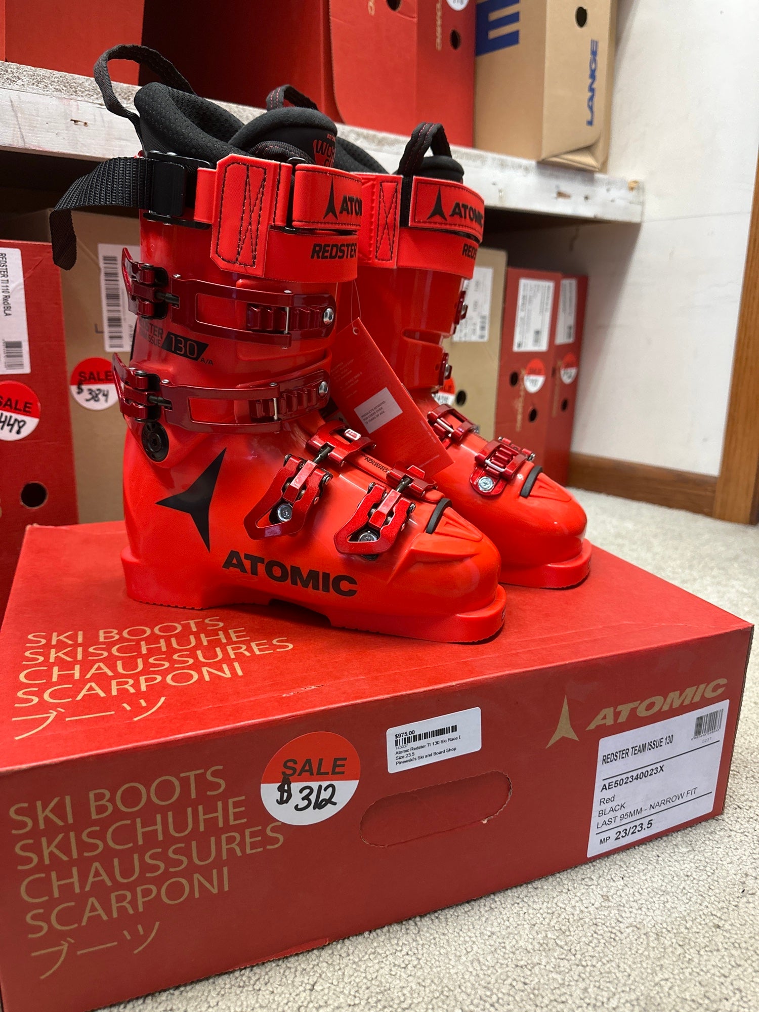 Atomic Redster TI 130 Ski Boots 23.5 (New) | SidelineSwap | Buy