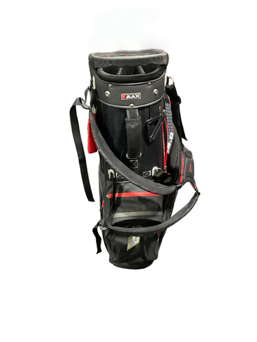 Used Big Max SUMMIT TOUR MEGA FORCE Mens Stand Bag Black 11834-S000048600