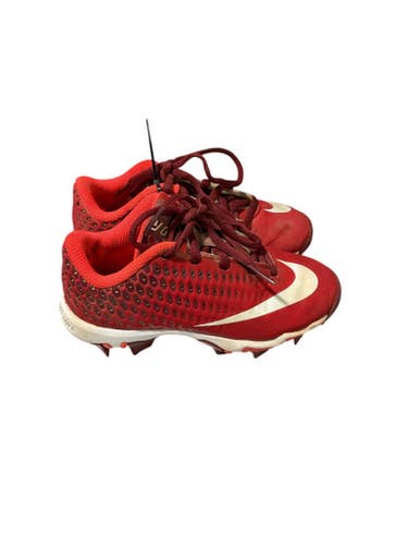 Used Nike VAPOR BB/SB Cleats Red Youth 11.0 11834-S000048541