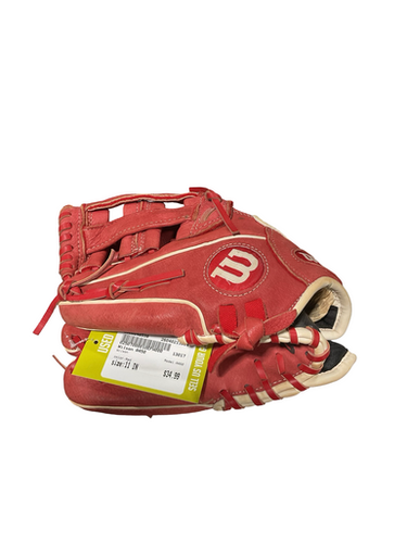 Used Wilson A450 BB/SB Glove LH Throw Red 11" 11834-S000048538