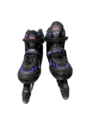 Used ZPM ROLLER BLADES Senior Roller Quad Skates Black Senior 7 11834-S000048518