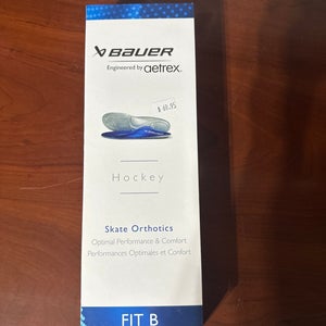 Bauer orthotics fit B. 3-3.5.