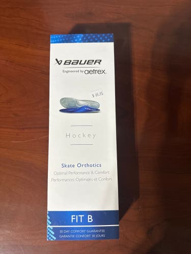 Bauer orthotics fit B. 3-3.5.