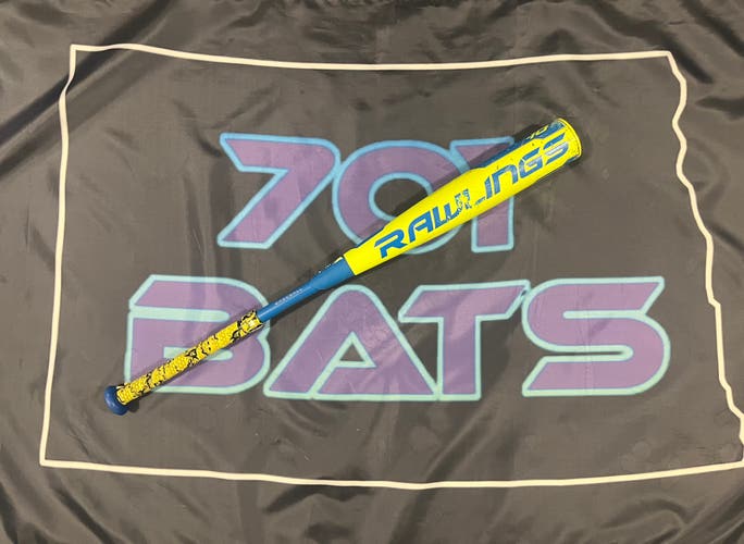 2018 Rawlings Quatro Glowstick Composite USA  Certified Bat (-10) 21 oz 31" (Used)