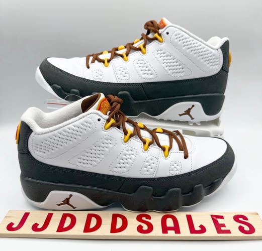 Nike Air Jordan 9 G NRG U24 U.S. Open Masters PGA White Gold FN6931-100 Men Sz 10.5 New