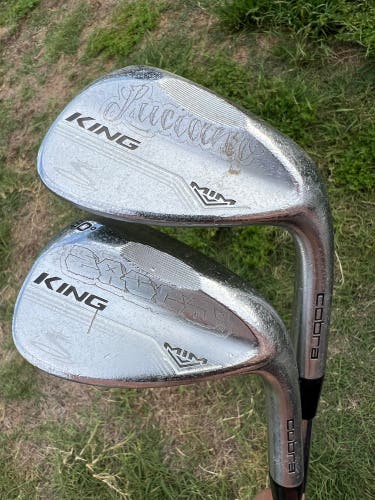 King Cobra MIM Chrome Wedge Set 50 & 54 READ DESCRIPTION