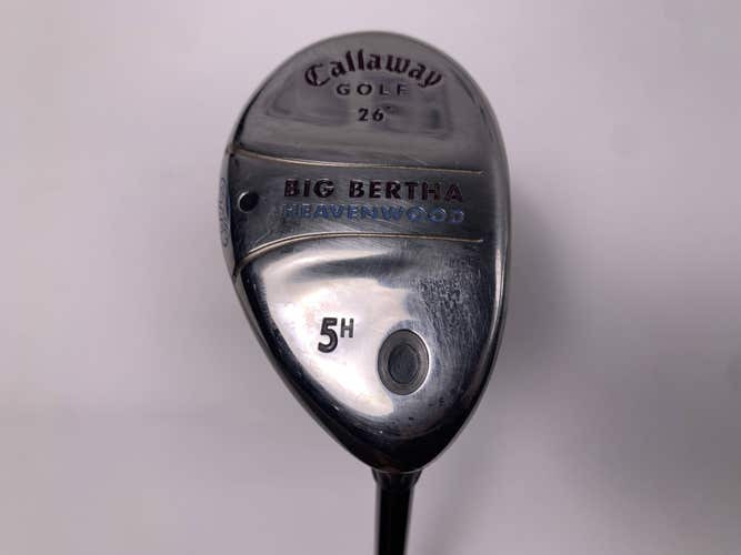 Callaway Big Bertha Heavenwood 5 Hybrid 26* Big Bertha Gems 55 Ladies RH