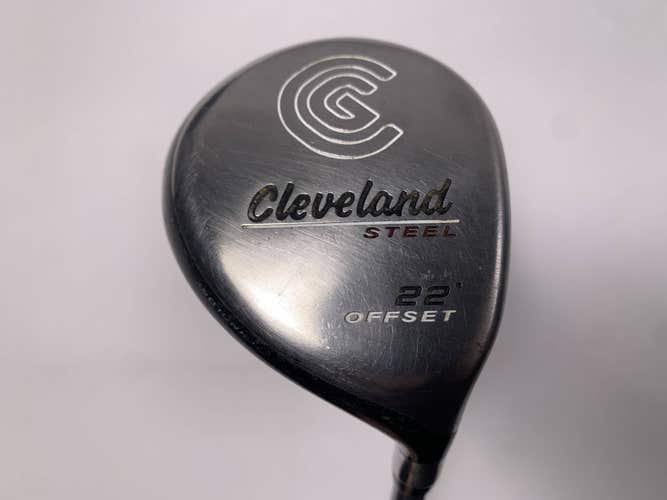 Cleveland Launcher Steel Offset 7 Fairway Wood 22* Senior RH Midsize Grip