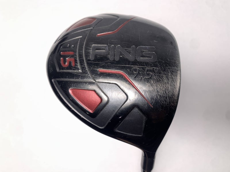 Ping i15 Driver 9.5* Graphite Design Tour AD YS-6+ Stiff Graphite Mens RH -1/2''