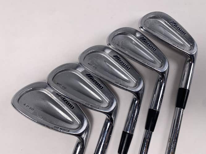 Mizuno MP 60 Iron Set 6-PW Precision Rifle FCM 5.5 Regular Steel Mens RH +1/2''