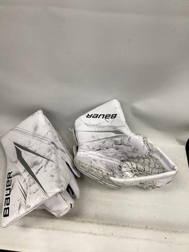 Used Bauer X5 PRO Inter Goalie Catcher White 11851-S000044830