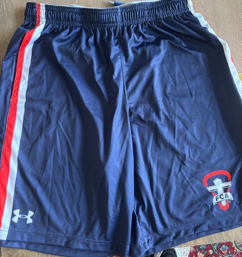Blue Large Under Armour Lacrosse Shorts (Used)