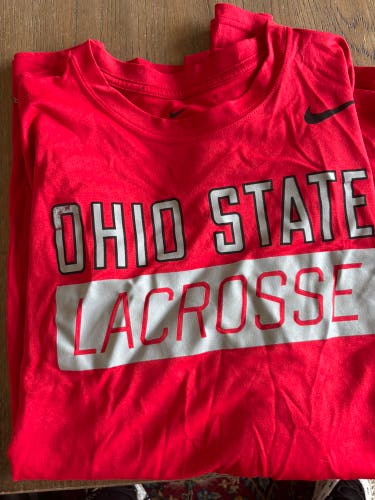 OSU Lacrosse Red XL Men's Nike Shirt (Used)
