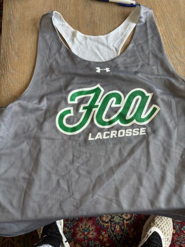 FCA Lacrosse Gray Large Men's Under Armour Shirt (Used)